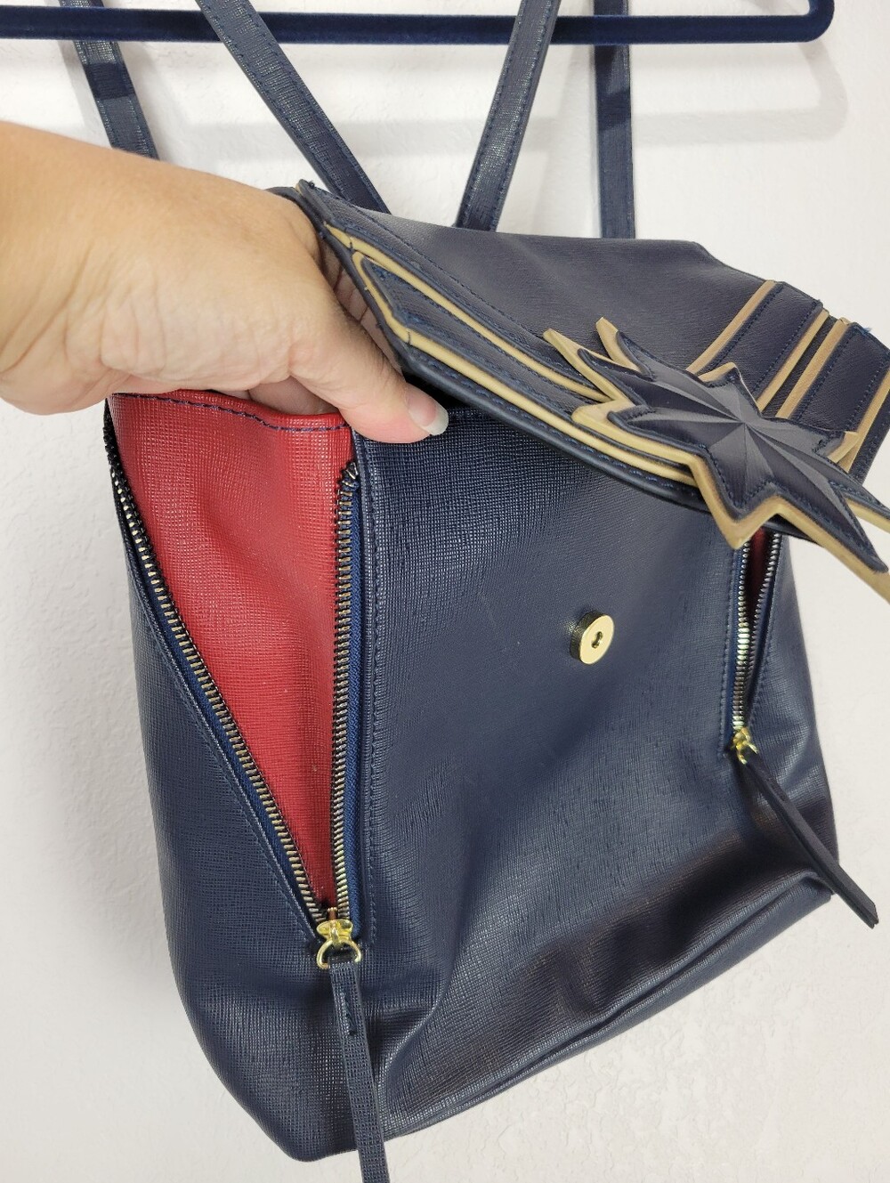 Marvel Captain Marvel Mini Backpack - Picture 4 of 7